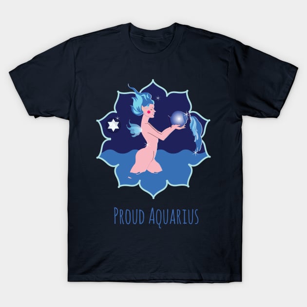 Proud Aquarius T-Shirt by emma17